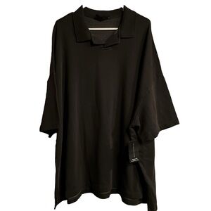 No Boundaries Oversize Fit Charcoal Polo Mens Size 2X(50/52)